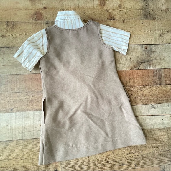 Girls Scouts Brownie 2 Piece Jumper Uniform and Blouse Size 7 VINTAGE - Picture 7 of 7